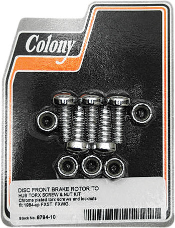 COLONY MACHINE Brake Rotor Screw Kit - 8794-10