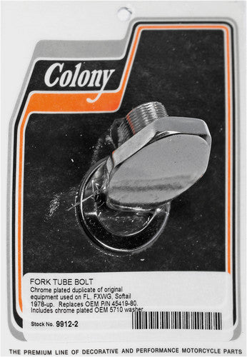 COLONY MACHINE Fork Tube Bolt Washer - 9912-2