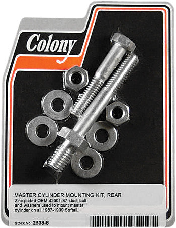 COLONY MACHINE Rear Brake Master Cylinder Mounting Kit - 2638-8