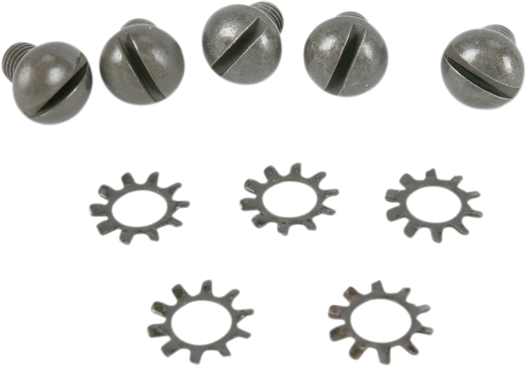 COLONY Screw Kit - Outer/Wheel Hub / Round/Button-Head / Parkerized 2401-0477