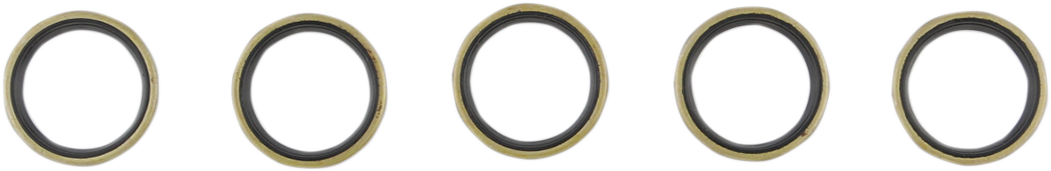 COMETIC Main Drive Gear Metal Seal - 5 Pack / L'81-86 Big Twin 0935-0194