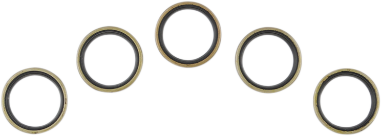 COMETIC Main Drive Gear Seal - Rubber / 5 Pack / L'81-86 Big Twin 0935-0195