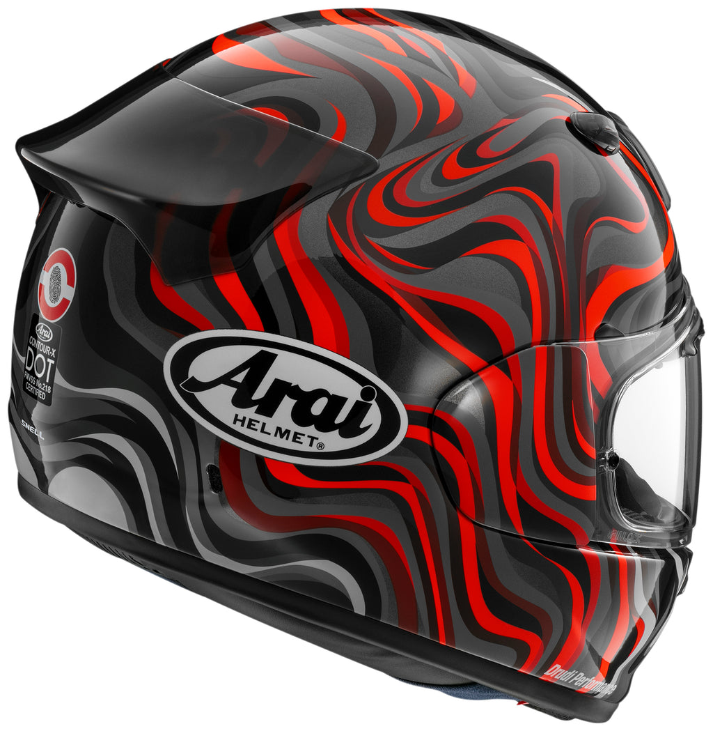Contour-X | Swirl Red