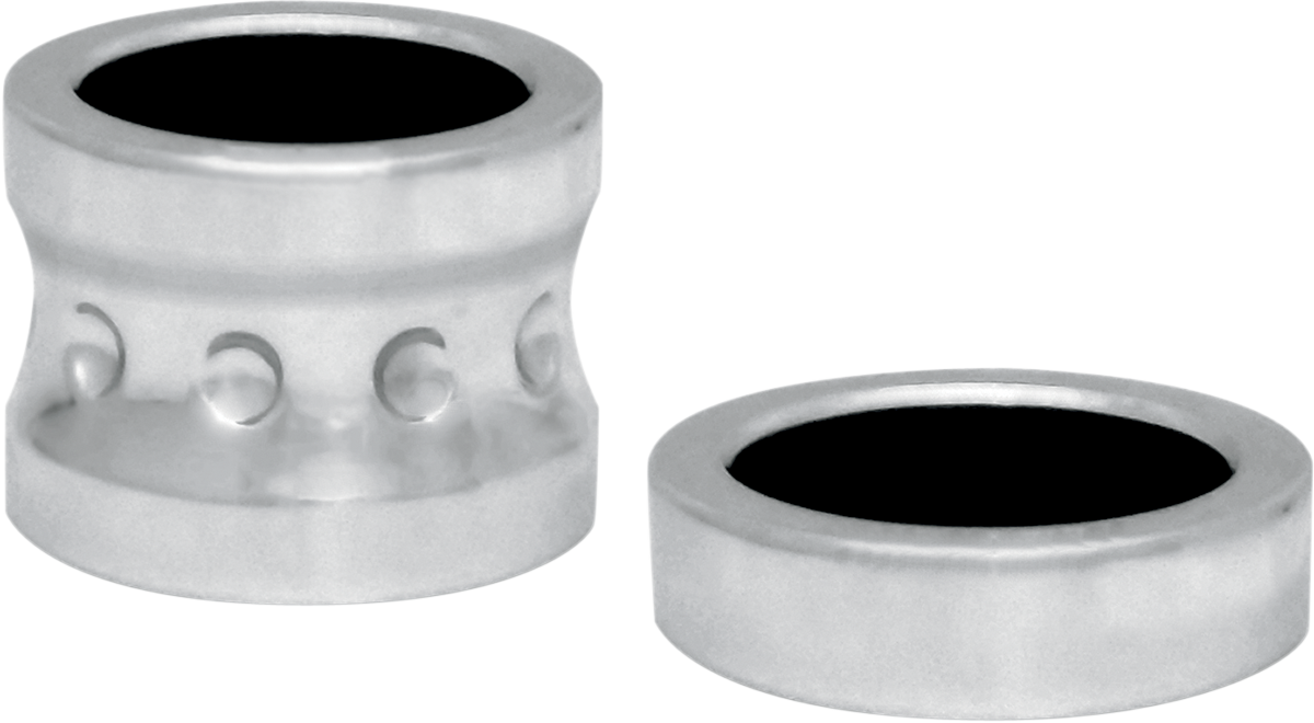 COVINGTONS Axle Spacers - Dimpled / Chrome / with ABS / Pair 0222-0143