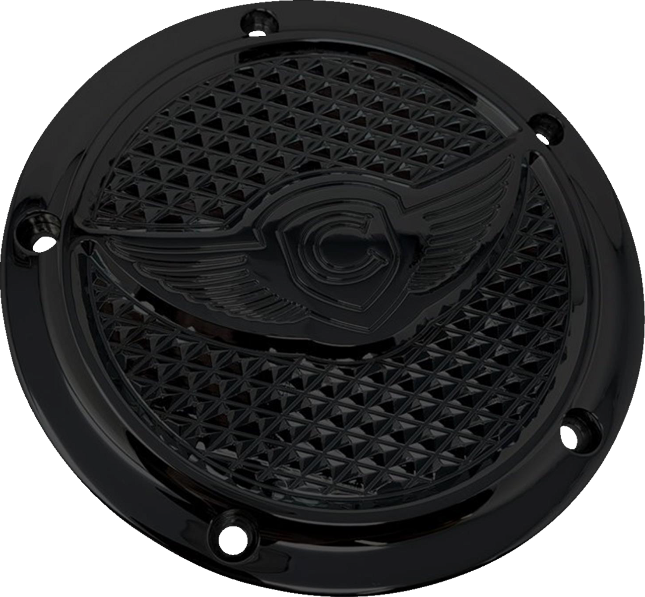 COVINGTONS Derby Cover - Diamondback / Black / 5 Hole 1107-0701