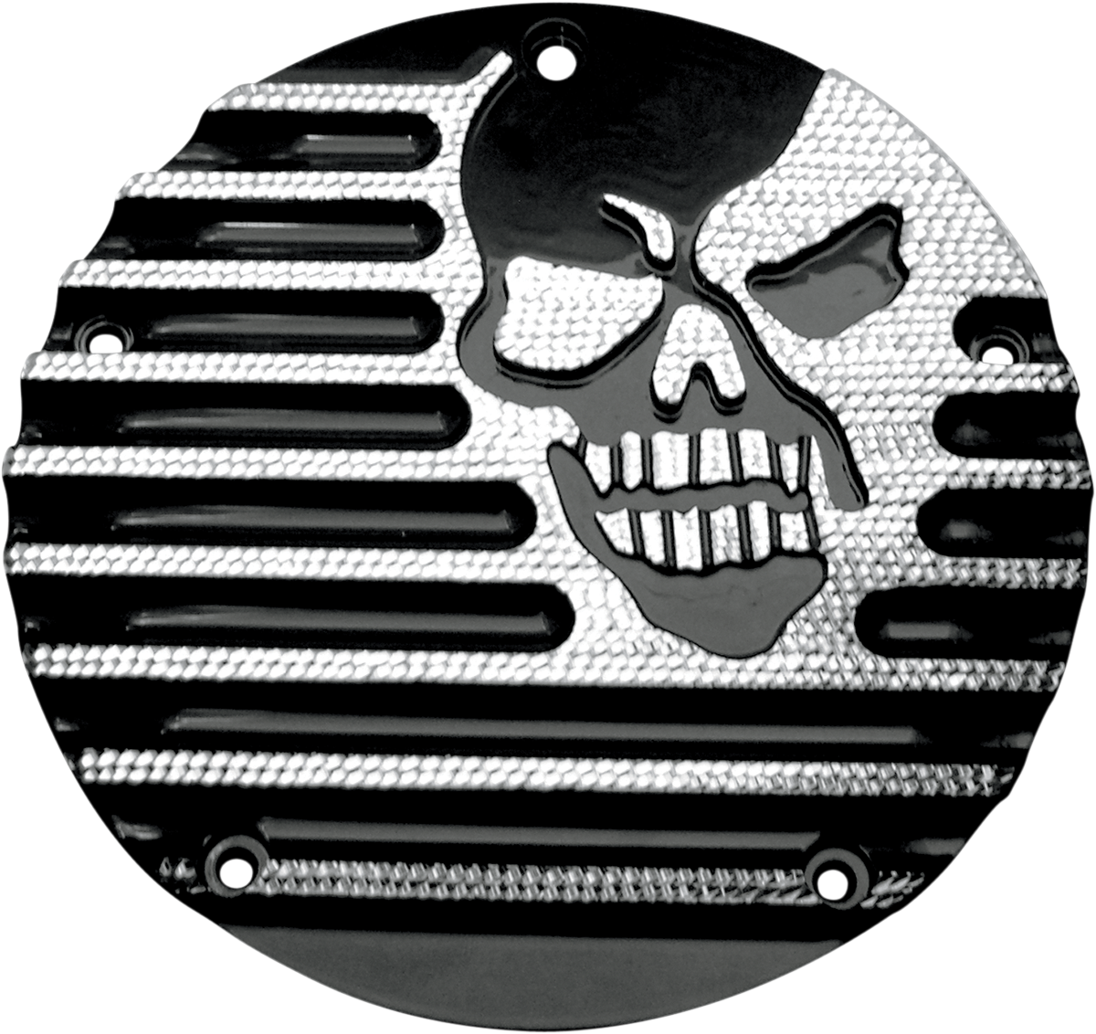 COVINGTONS Derby Cover - Machine Head/Diamond Edge / Black / 5 Hole 1107-0245