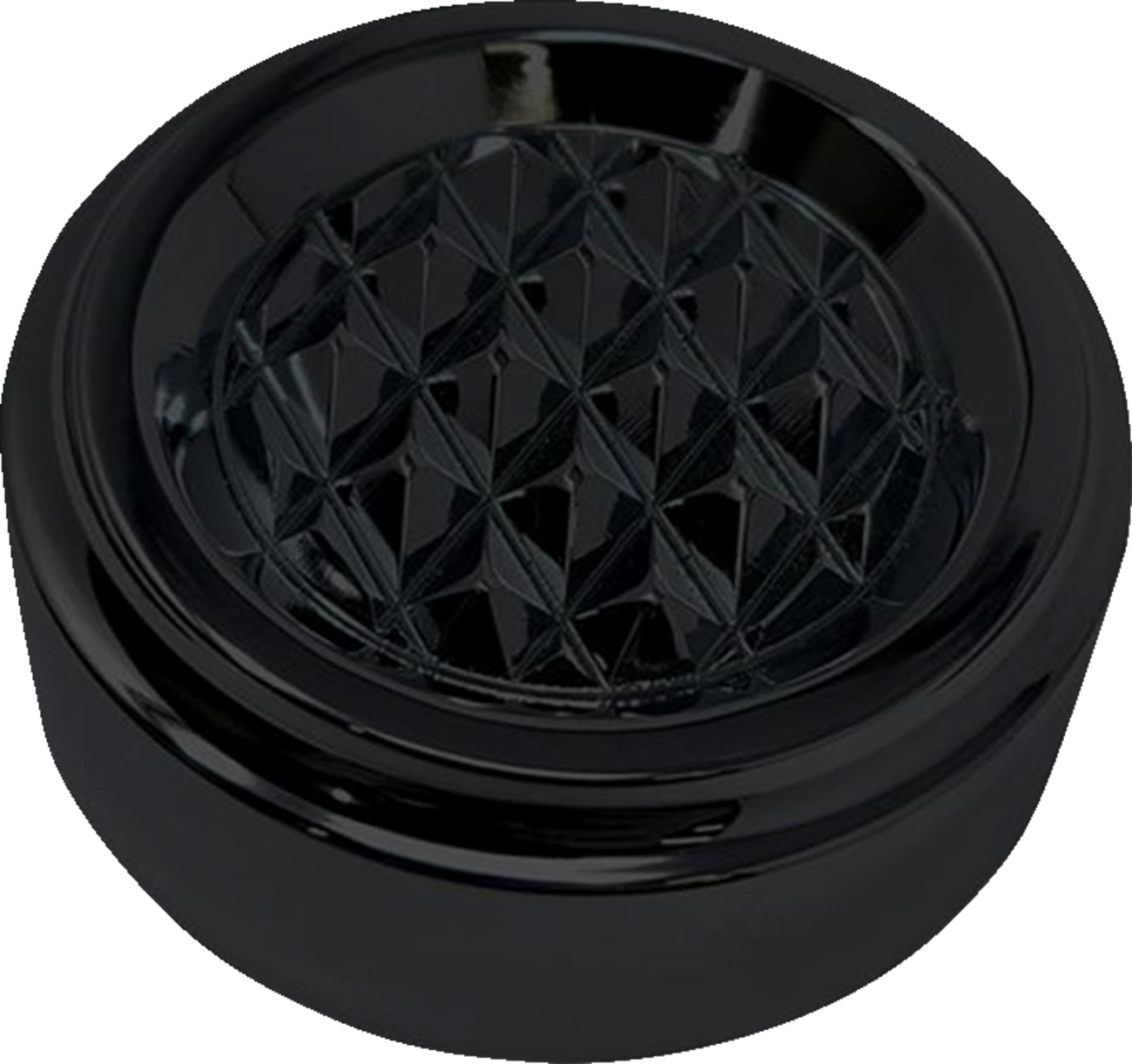 COVINGTONS Dipstick Cover - Diamondback / Black / Dyna/Touring/Trike 0710-0276