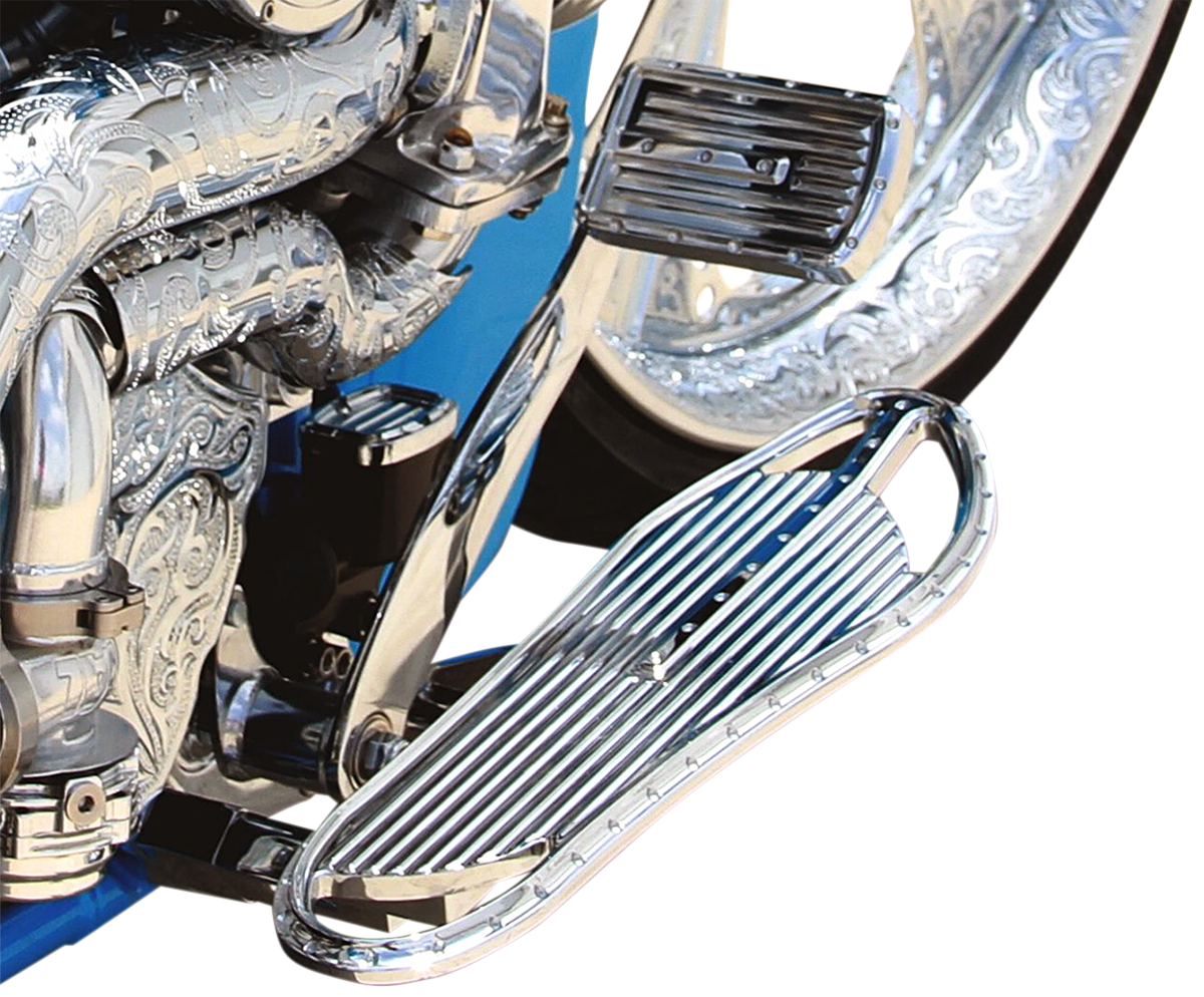 COVINGTONS Floorboards - Dimpled / Chrome 1621-0669
