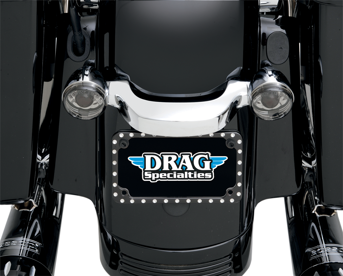 COVINGTONS Frame - License Plate Machined Diamond-Edge / Black 2030-0240