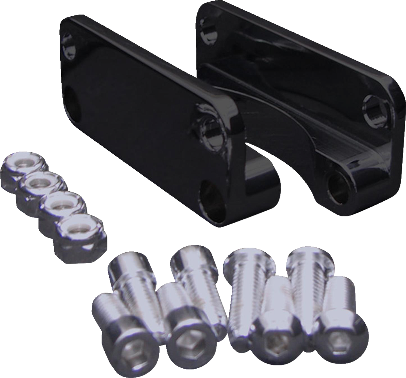 COVINGTONS Front Fender Relocator - Black / Touring '03-'13 1410-0165