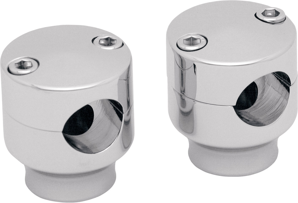 COVINGTONS Handlebar Risers - 1-1/2" / Chrome 0602-0142