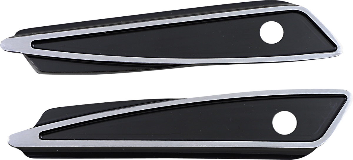 COVINGTONS Saddlebag Hinge Cover - Ripper / Black 3501-1806