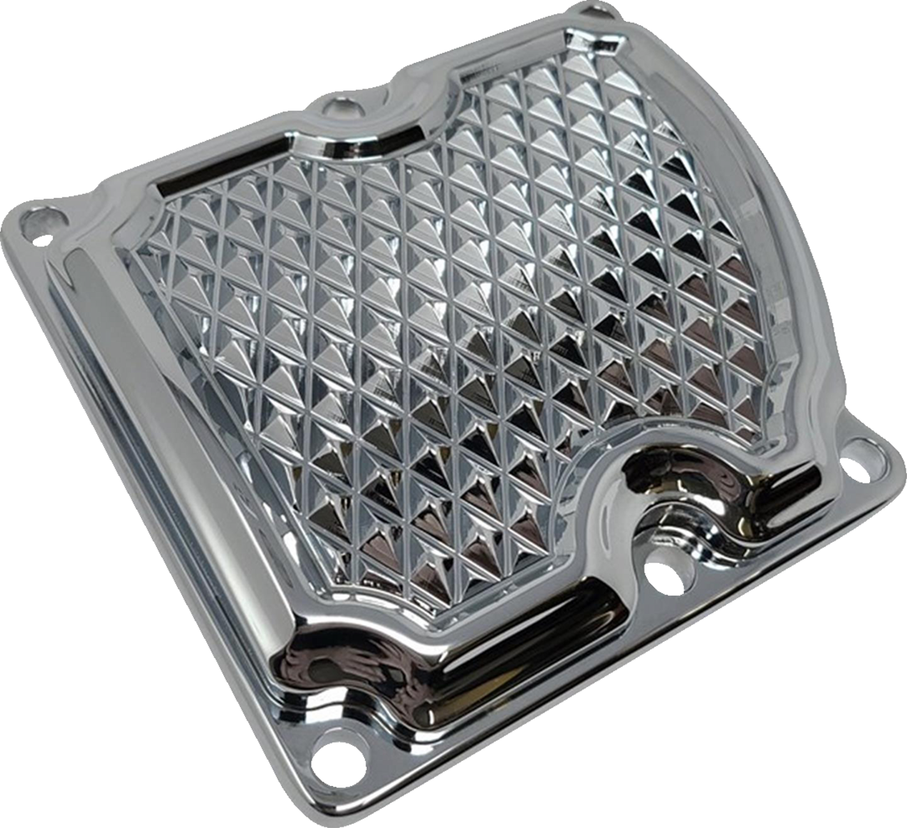 COVINGTONS Transmission Top Cover - Diamondback / Chrome 1105-0268
