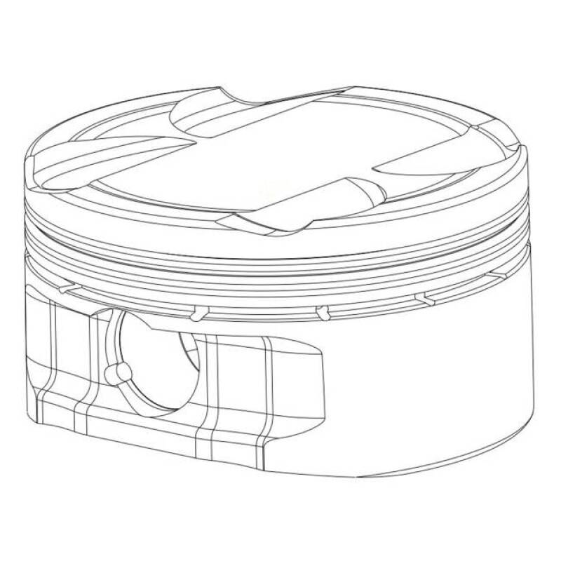 CP Pistons 2013-2015 Husqvarna FC 250 14.7:1 78mm STD Bore x 52.3mm Stroke (249.91cc) Piston Kit - MX9046C
