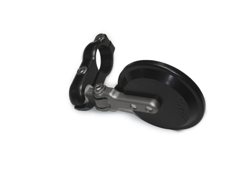 CRG Constructors CRG Blindsight Folding 2 in. Round Bar-End Mirror - Black - BSLS-100