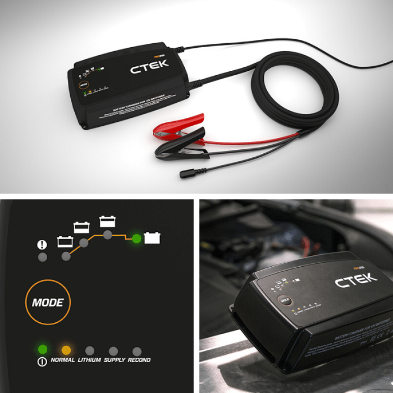 CTEK PRO25S Battery Charger - 2050-2060 Hz - 12V - 40-328