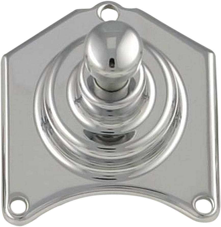 CUSTOM CYCLE ENGINEERING End Cover - Solenoid /Starter Button / Harley Davidson DS-272216