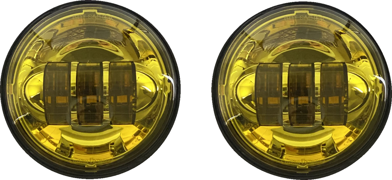 CUSTOM DYNAMICS 4-1/2" Passing Lamps - LED / Yellow 2001-2685