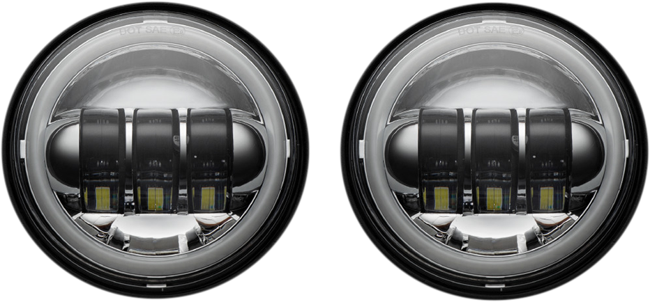 CUSTOM DYNAMICS 4.5" Passing Lamp - with Halo / Chrome 2001-2381