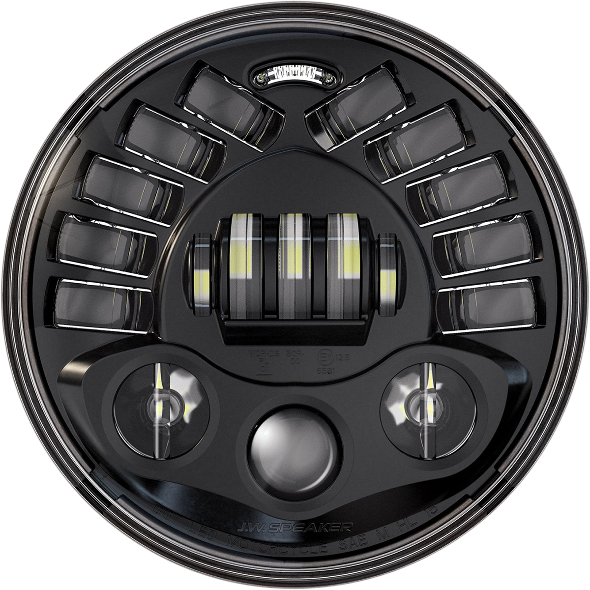 CUSTOM DYNAMICS 7" Adaptive Headlamp - Black 2001-2409