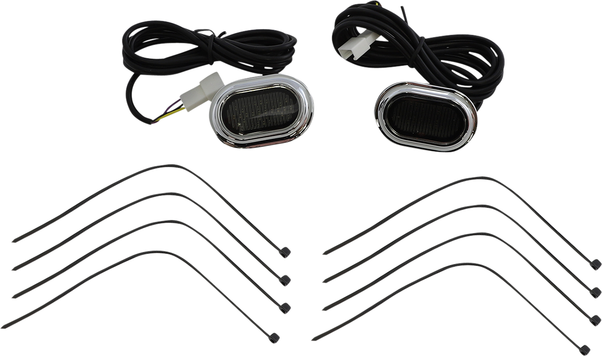 CUSTOM DYNAMICS Antenna Grommet Light - Smoke Lens / Chrome 2040-2747