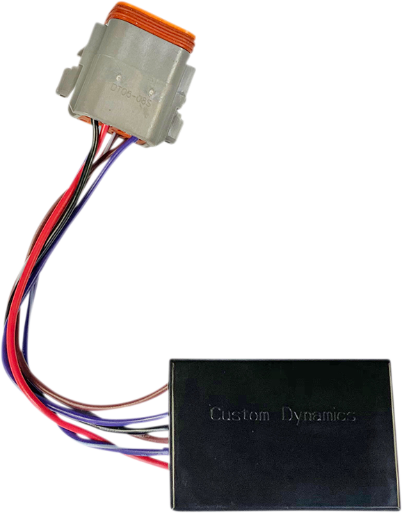 CUSTOM DYNAMICS Auto-Cancel Turn Signal Module - 8-Position Female Connector 2050-0413
