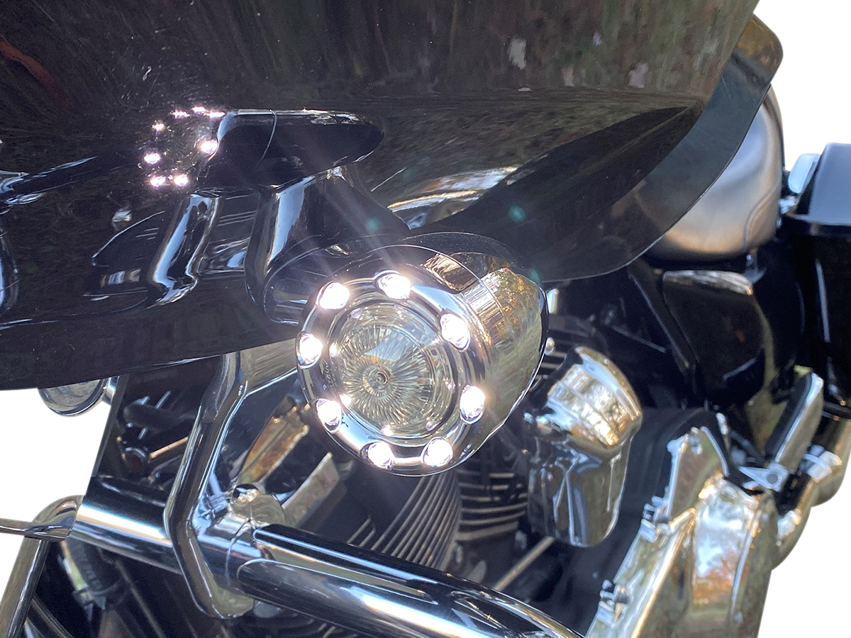 CUSTOM DYNAMICS Bullet Turn Signal 1157 - Chrome / Smoke Lens 2020-1874