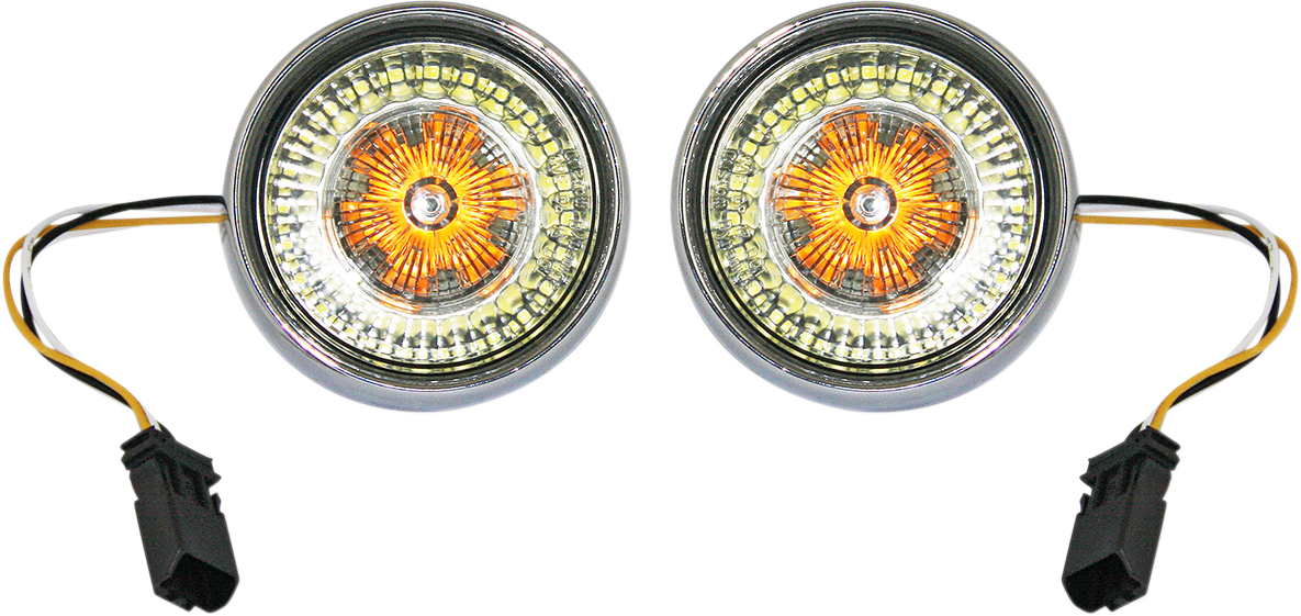 CUSTOM DYNAMICS Bullet Turn Signal - JAE CVO / Chrome / Smoke Lens 2020-1593