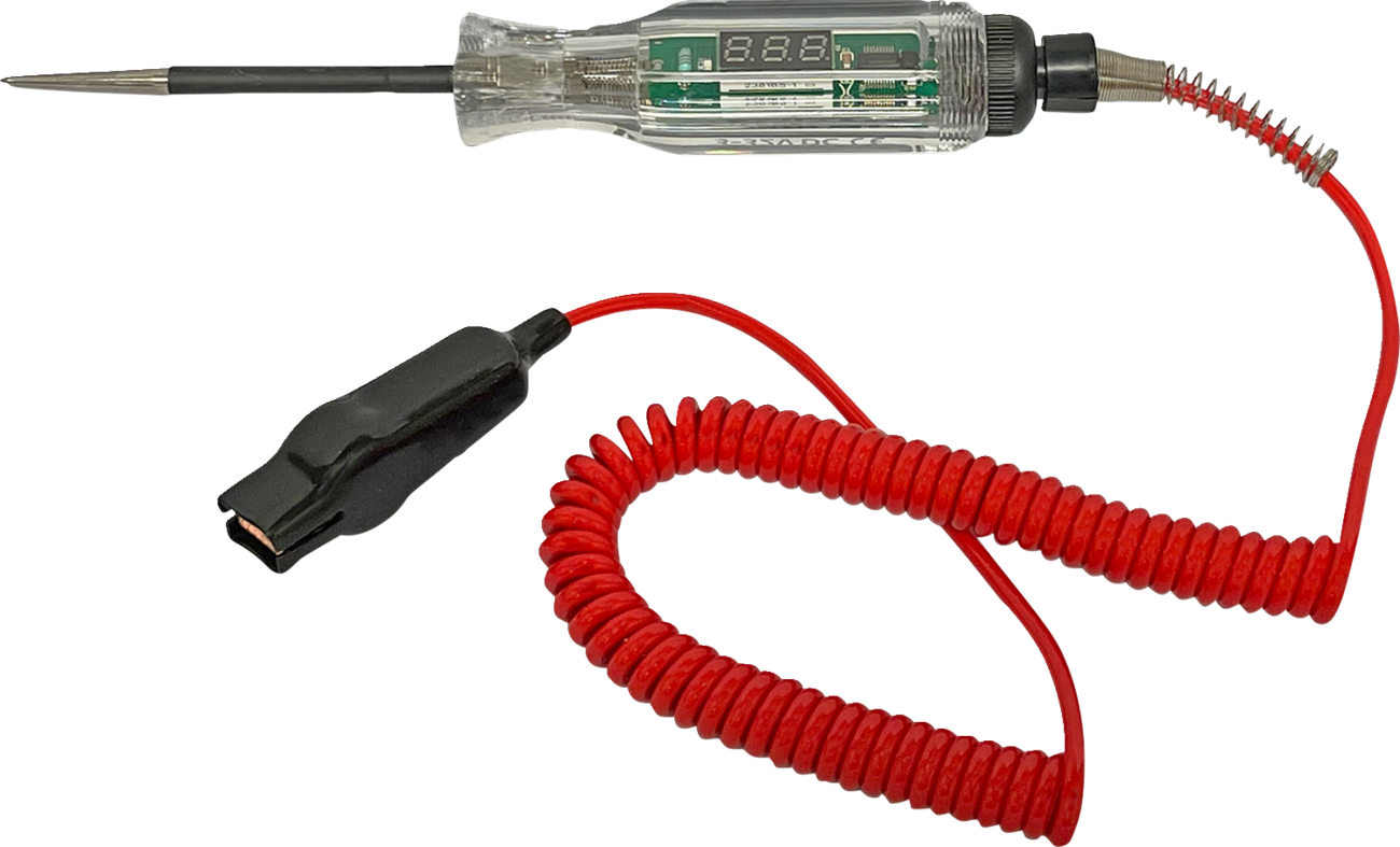 CUSTOM DYNAMICS Circuit Tester - Digital / Heavy-Duty / Universal 3807-0660