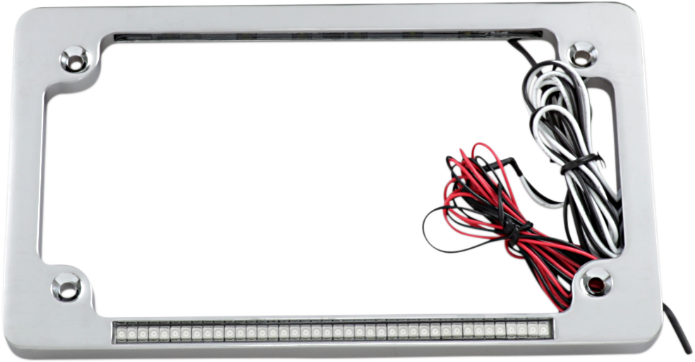 CUSTOM DYNAMICS Dual License Plate Frame - Chrome 2030-0990