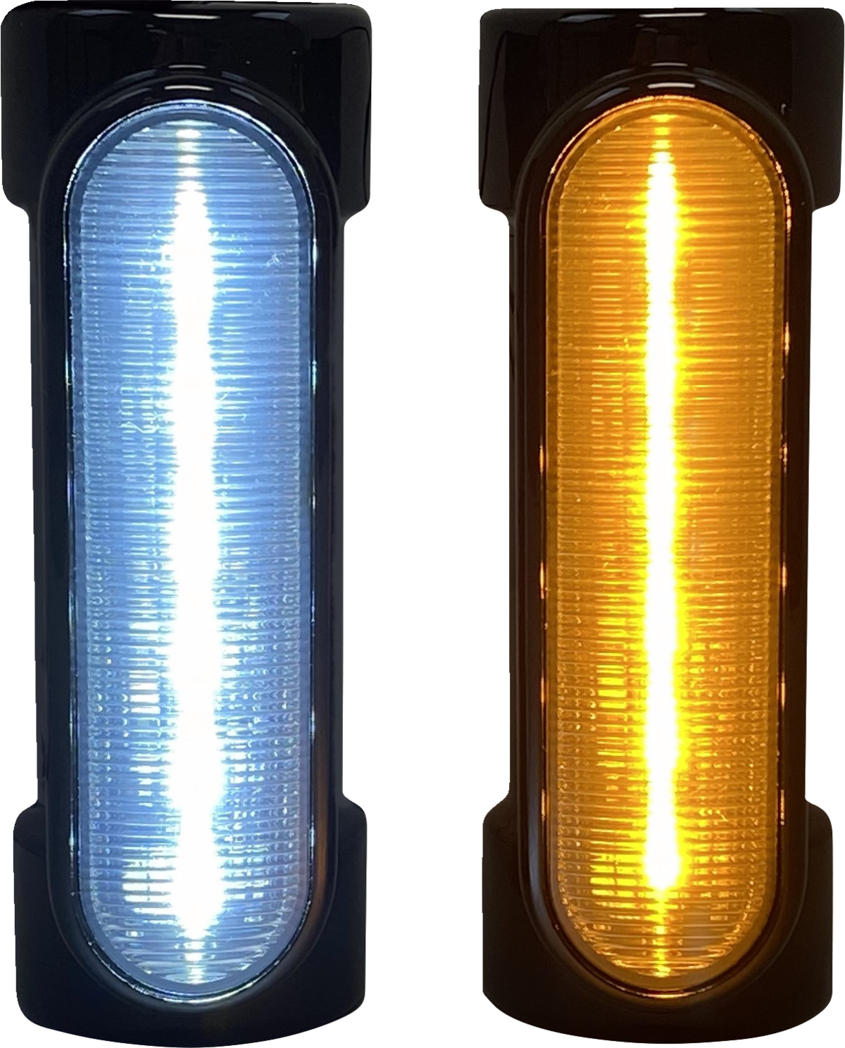 CUSTOM DYNAMICS Engine Guard Light - Black / '10-'13 FLHX 2040-2531