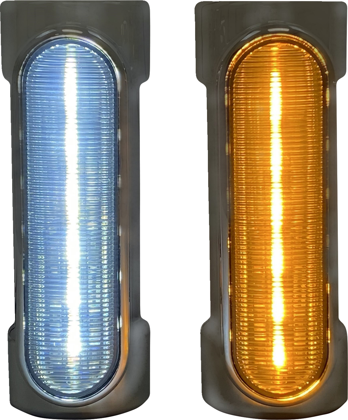 CUSTOM DYNAMICS Engine Guard Light - Chrome / Universal 2040-2538