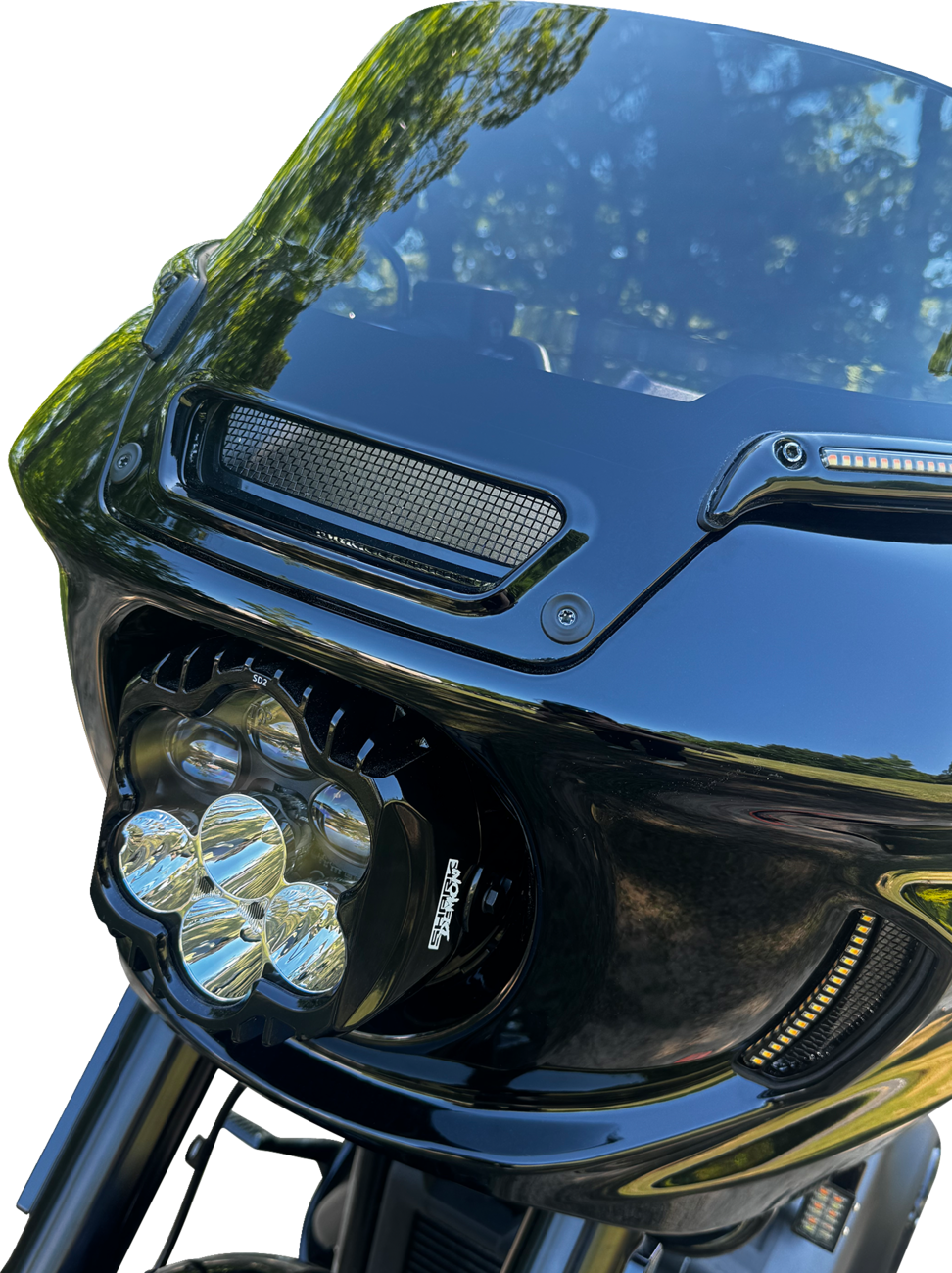 CUSTOM DYNAMICS Fairing Insert - Mesh / Black 2350-0595