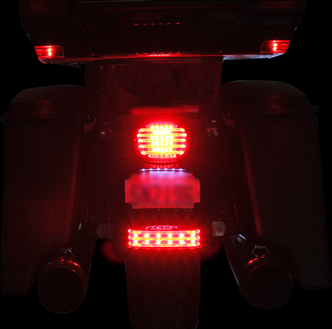 CUSTOM DYNAMICS Fender Tip Light - LED / Red Lens / Black 2040-2351