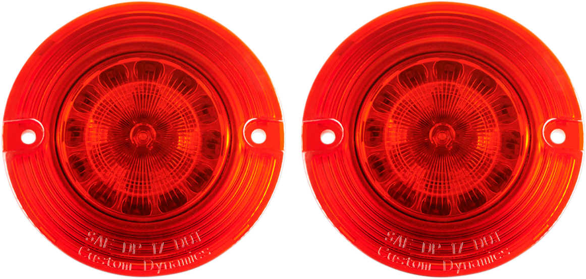 CUSTOM DYNAMICS Flat Signal Insert - 1157 / Red 2020-1690