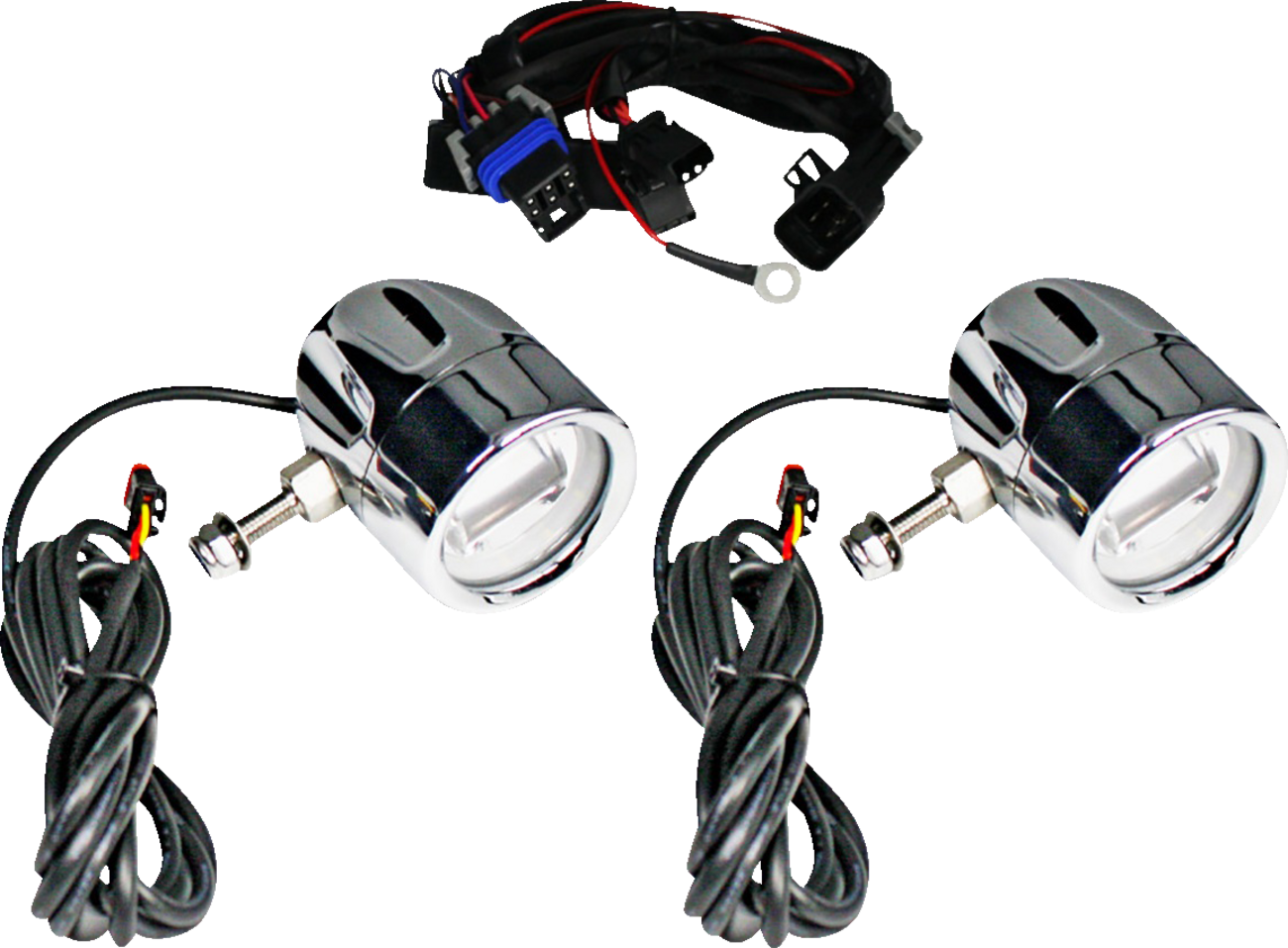 CUSTOM DYNAMICS Fog Light - Chrome 2001-2490