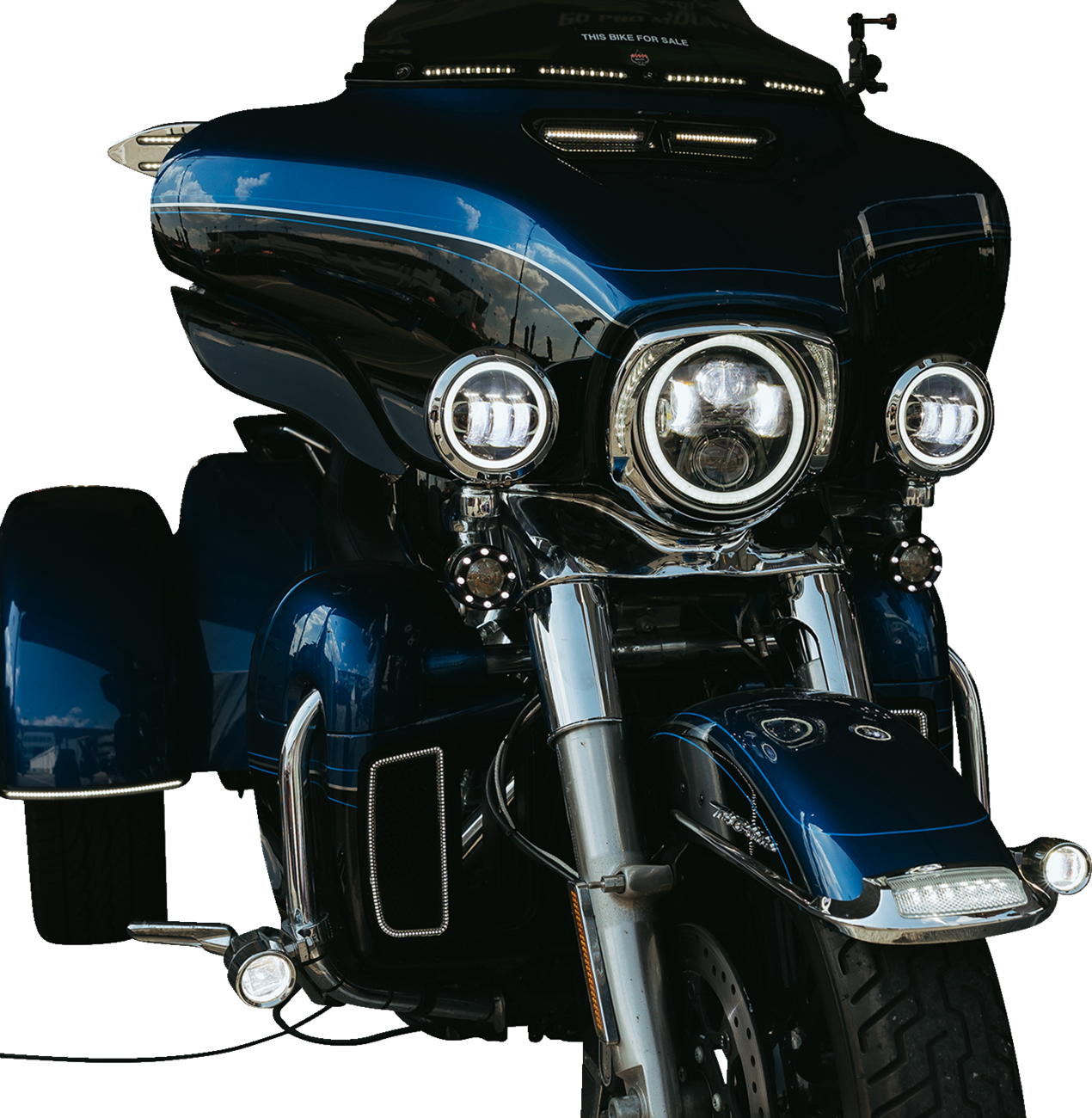 CUSTOM DYNAMICS Fog Light - Chrome / Clear Lens 2001-2204