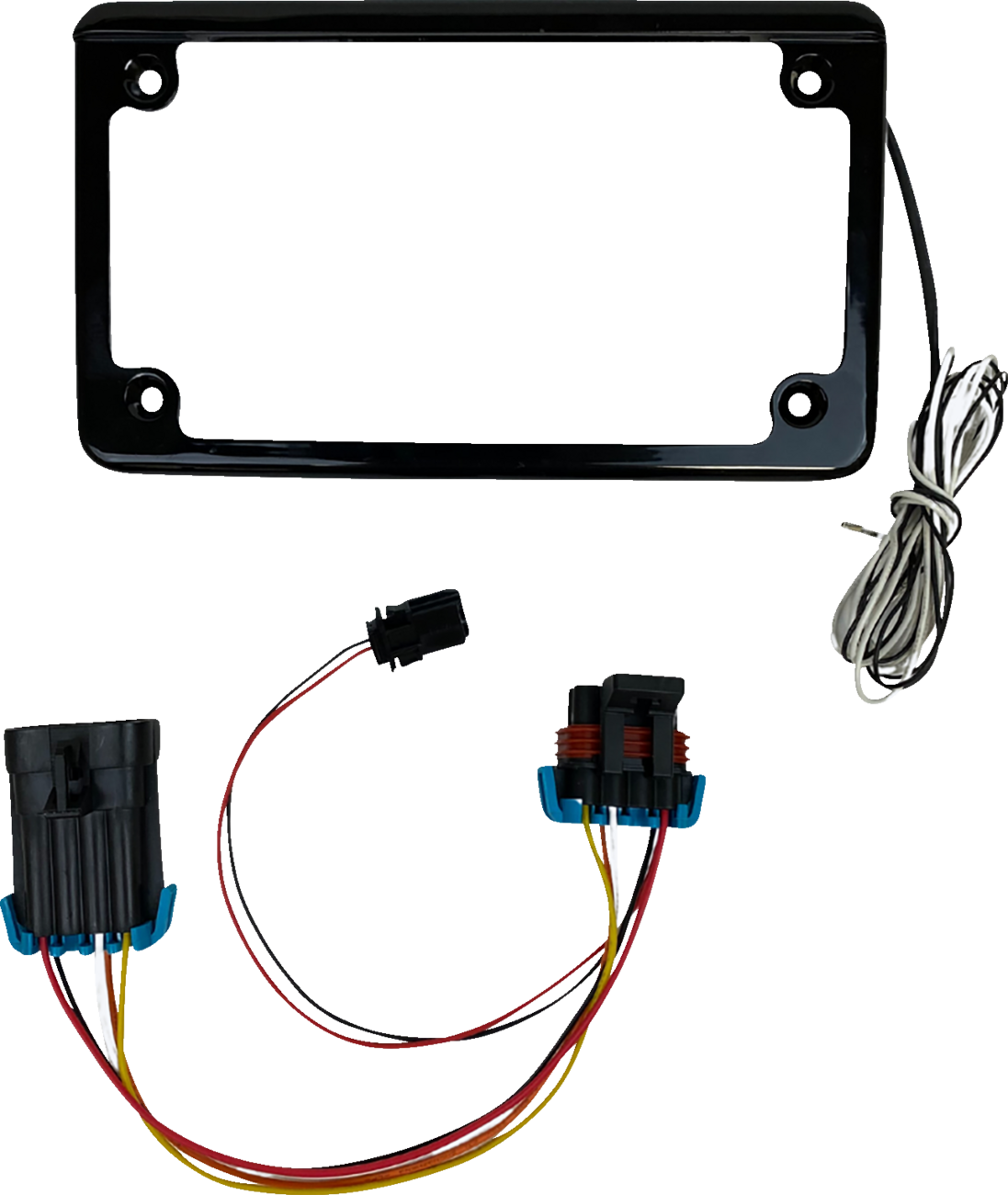 CUSTOM DYNAMICS Lighted License Plate Frame - Gloss Black / RZR XP 2030-2307