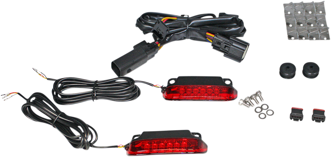 CUSTOM DYNAMICS Luggage Rack Light Bar - Red 2040-2339