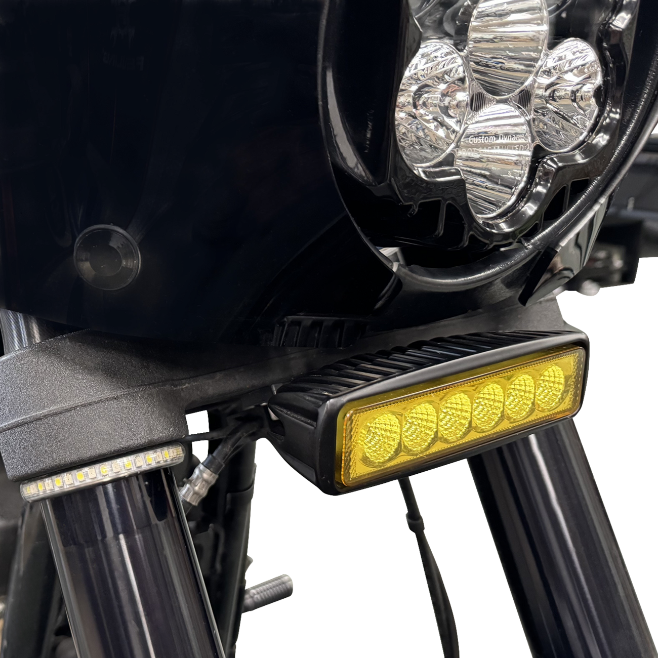 CUSTOM DYNAMICS Mount - Light Bar / Textured Satin Black / FXLRS 2040-3255