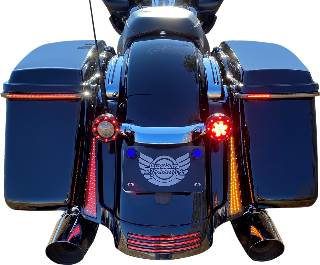 CUSTOM DYNAMICS Panel Lights - Black / Smoke Lens 2040-2724