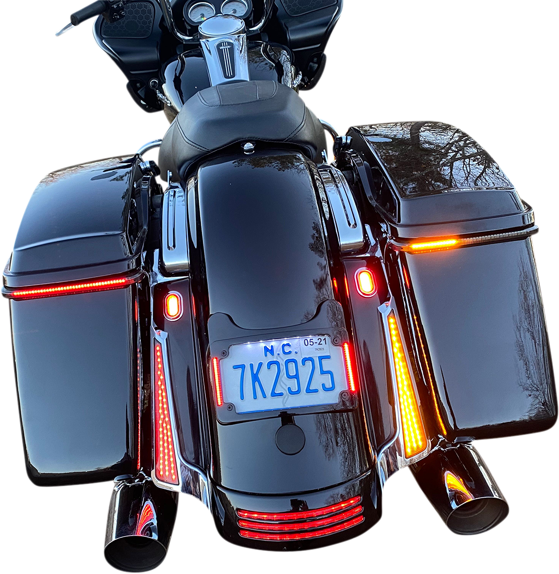 CUSTOM DYNAMICS Panel Lights - Chrome / Smoke Lens 2040-2725