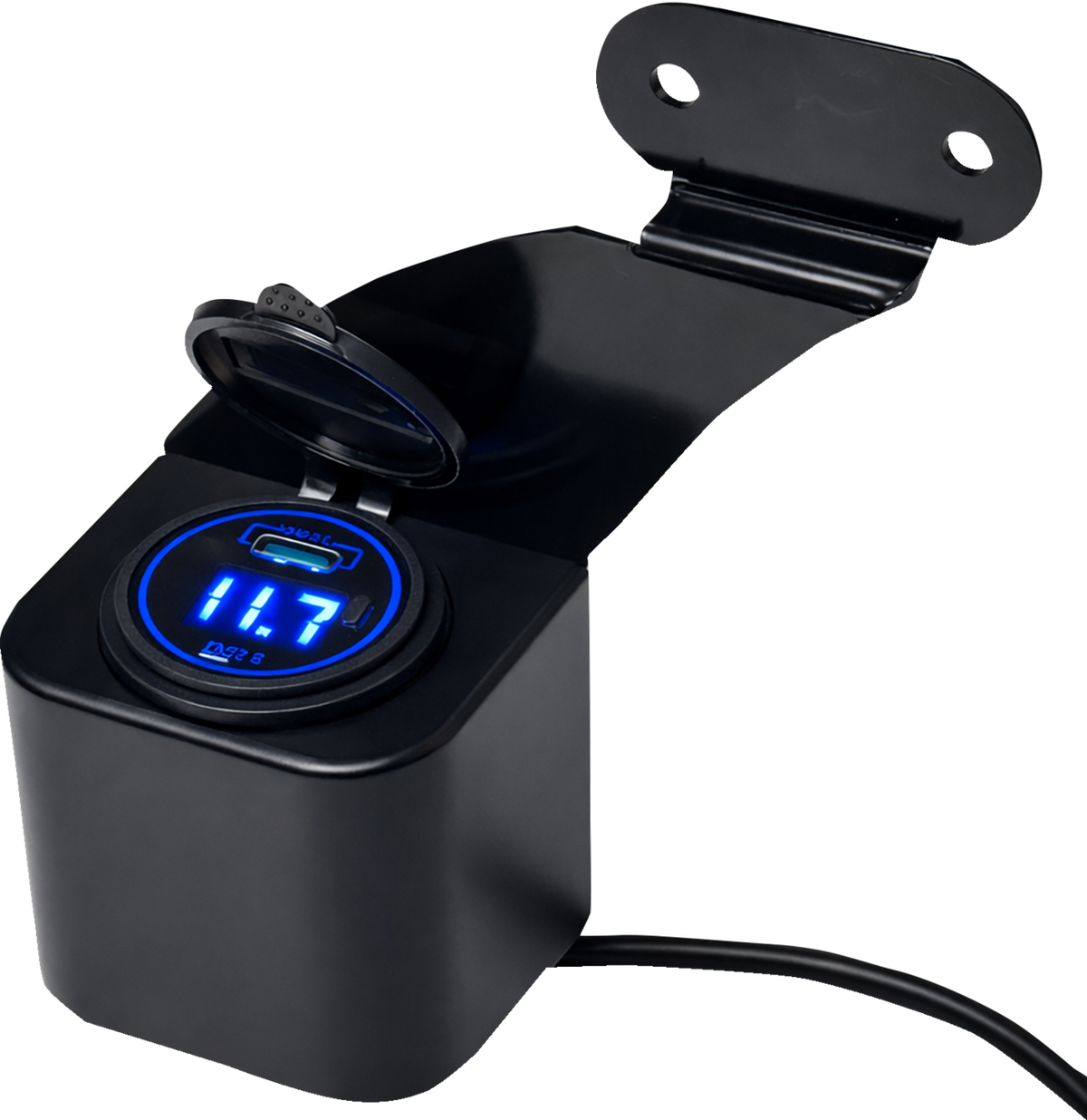 CUSTOM DYNAMICS Power Port - 12 V / Harley-Davidson® Tour-Pak® 2120-1544
