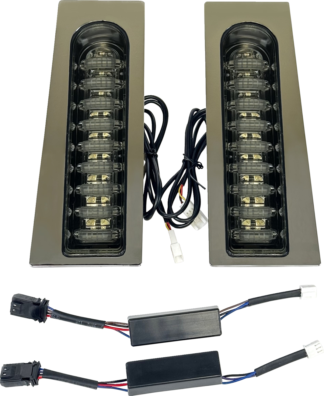 CUSTOM DYNAMICS ProBEAM® Auxiliary Fillerz® - Run/Brake/Turn / Smoke Lens / Chrome 2040-3183