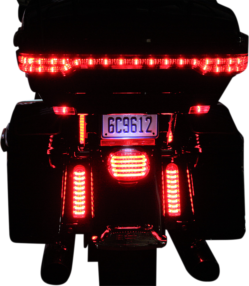CUSTOM DYNAMICS ProBEAM® Fillerz® Lights - Red / Chrome 2040-2157