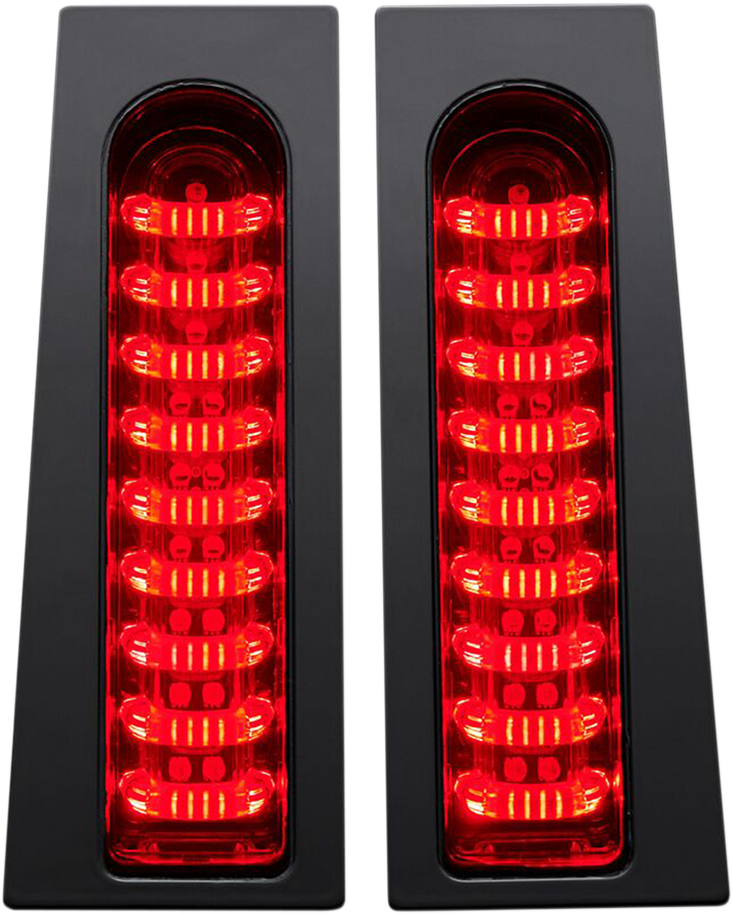 CUSTOM DYNAMICS ProBEAM® Fillerz® Lights - Red / Gloss Black 2040-2156