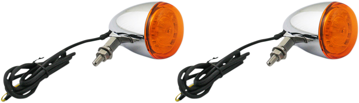 CUSTOM DYNAMICS ProBEAM® Turn Signals - Chrome/Amber / Universal 2020-1736