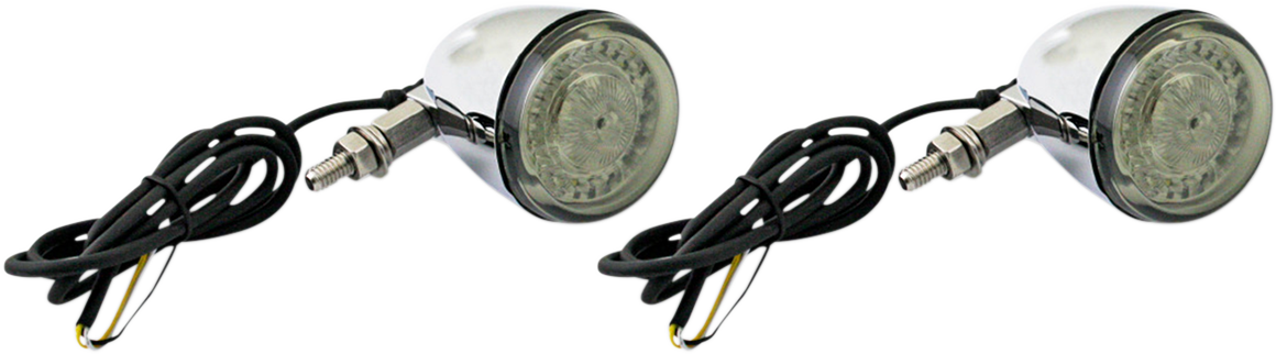 CUSTOM DYNAMICS ProBEAM® Turn Signals - Chrome/Smoke Lens / Universal 2020-1734