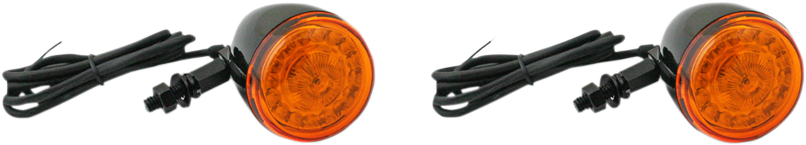 CUSTOM DYNAMICS ProBEAM® Turn Signals - Gloss Black/Amber / Universal 2020-1735