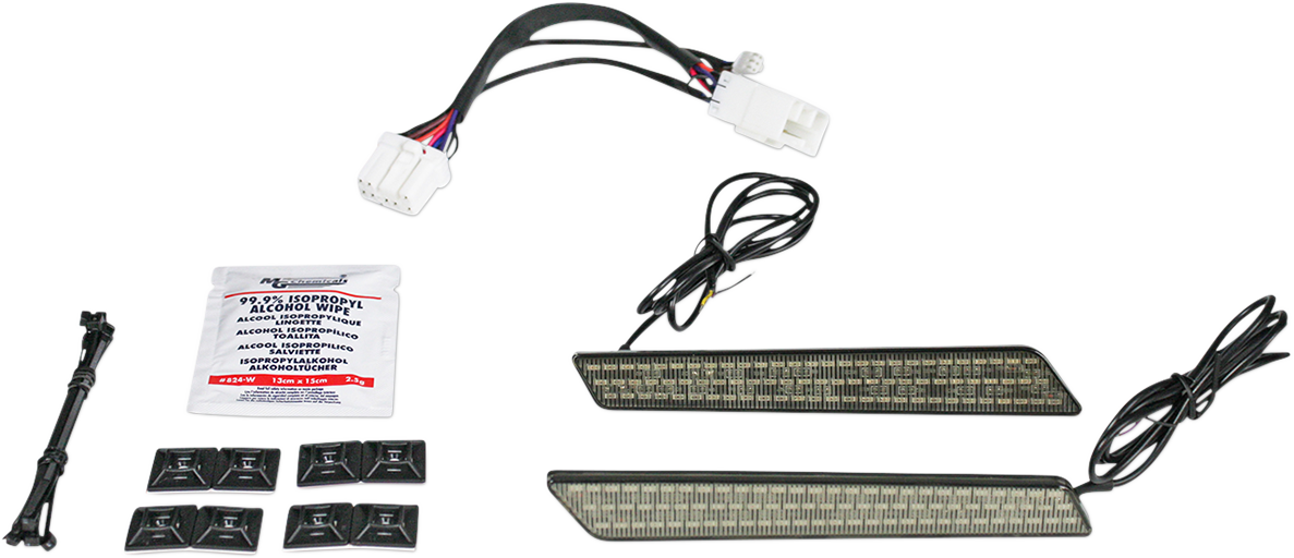 CUSTOM DYNAMICS Saddlebag Latch Lights - '97-'13 / Smoke 2040-2478